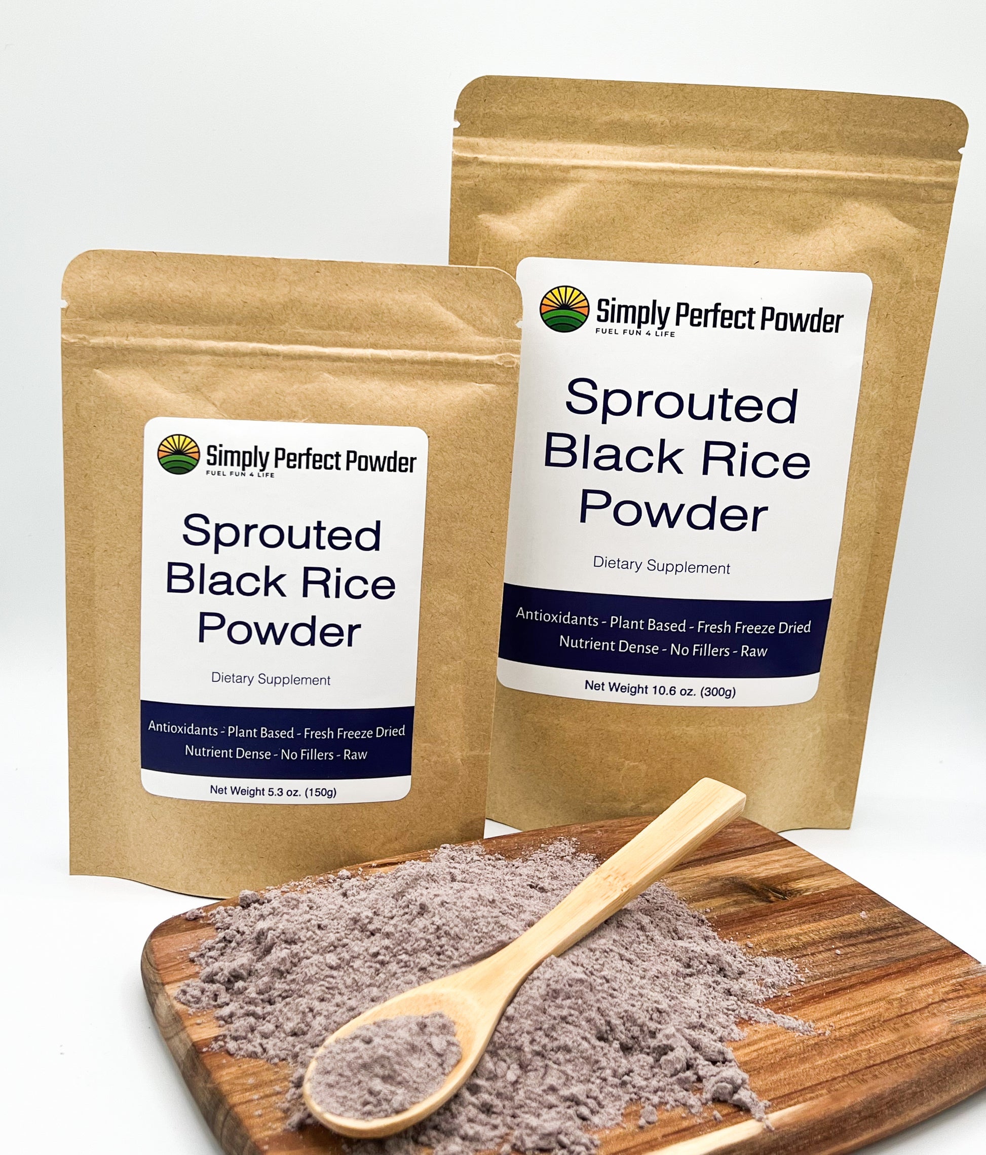 Simply Perfect Powder, black rice, black rice powder, sprouted black rice powder, antioxidant, anthocyanins, high in antioxidants, nutrient dense, high in protein, high in fiber, supplement, nutritional supplement, whole food, nutrient dense whole food, healthy diet, healthy lifestyle, lower cholesterol, lower blood pressure, heart health, improve heart health